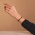 AAA Obsidian | 925 Sterling Silber | Edelsteinarmband